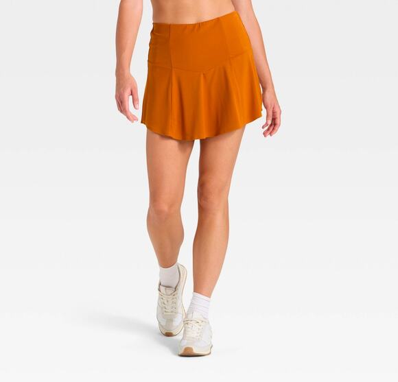 JoyLab Pants - JoyLab Game Day Drop Waist Burnt Orange Skort